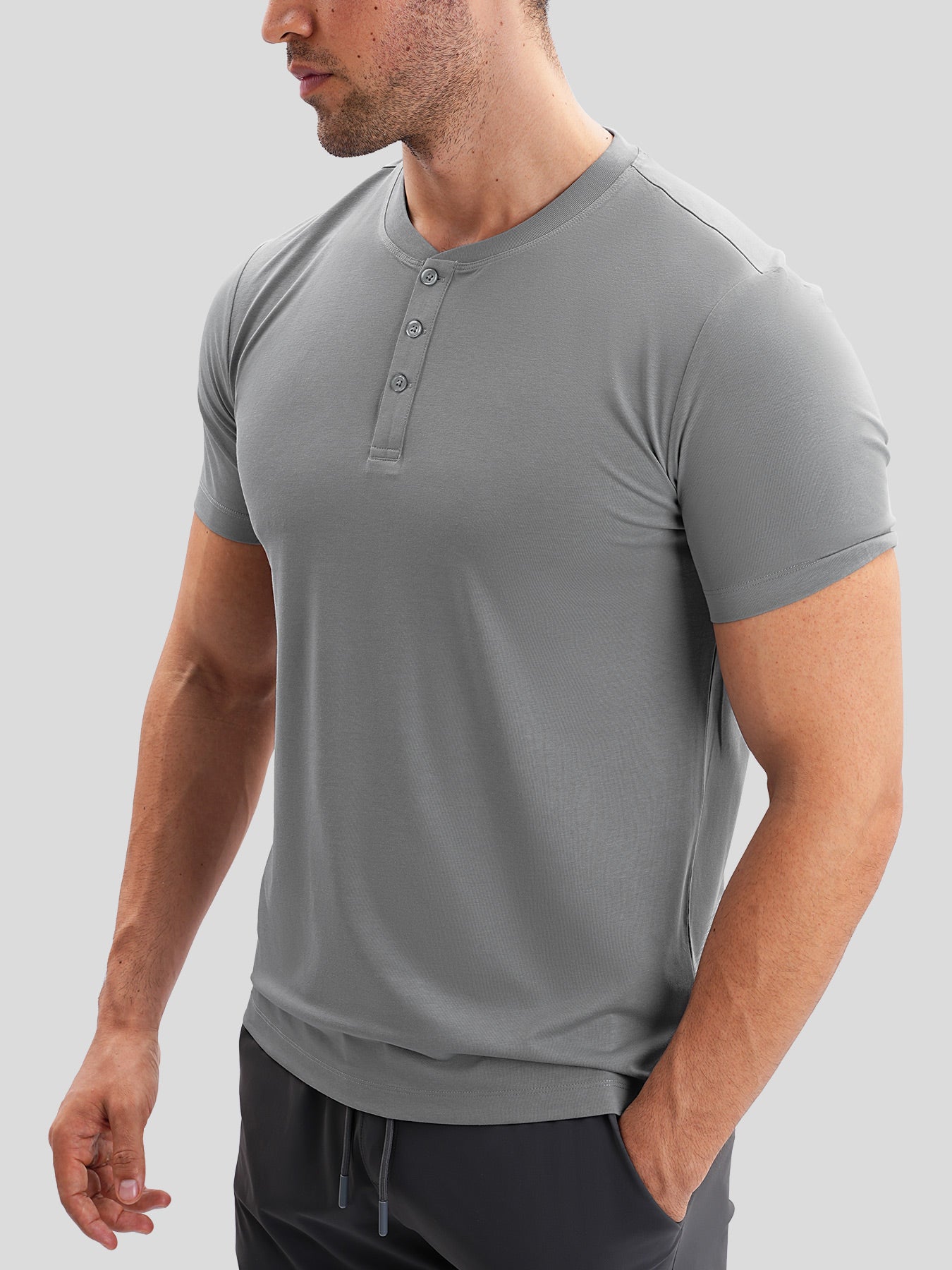 StayCool 2.0 Slim Fit Henley Shirt